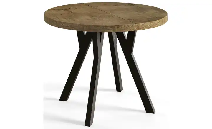 Esstisch ausziehbar Ove Dunkelbraun 80x80