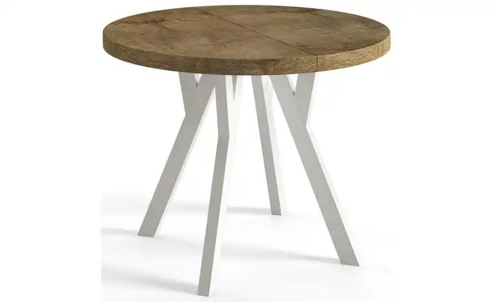 Esstisch ausziehbar Ove Dunkelbraun 120x120