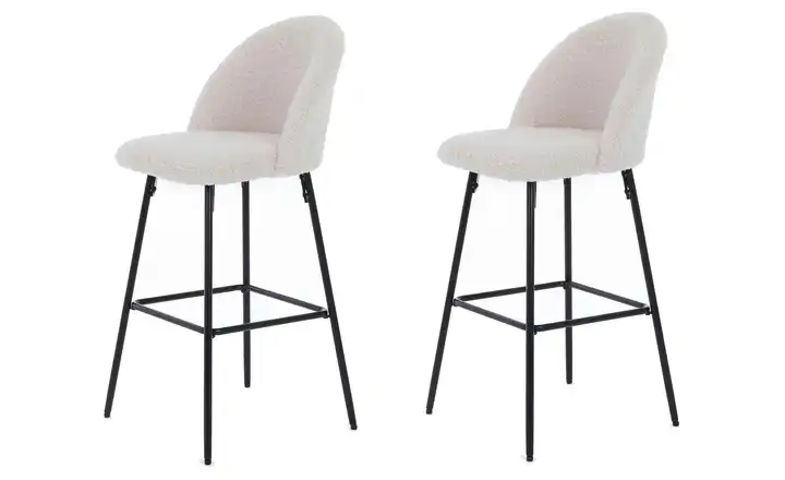 Barhocker 2er-Set Tabnilsson Weiß