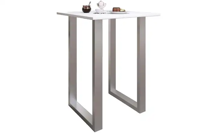 Bartisch Xona Weiß 80x80