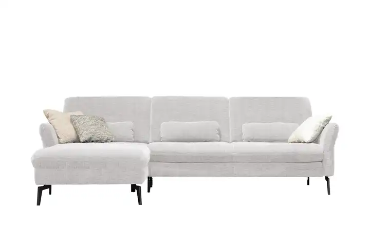 meinSofa Ecksofa Cord DANTE Beige links Grundfunktion