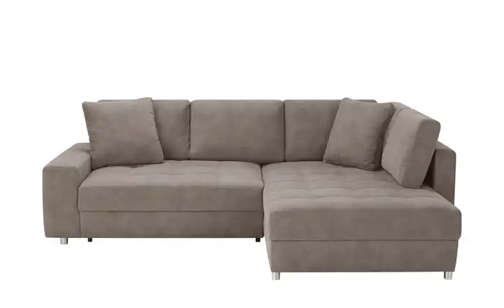 bobb Ecksofa  mit pflegeleichtem Bezugsstoff  Arissa de Luxe  Braun rechts