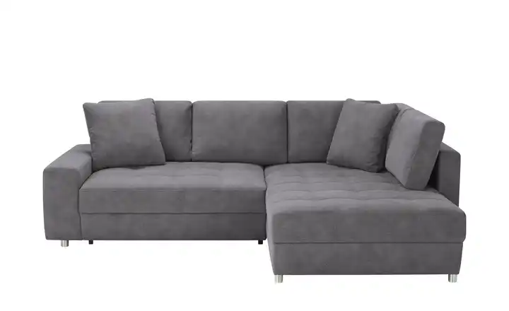 bobb Ecksofa  mit pflegeleichtem Bezugsstoff  Arissa de Luxe  Anthrazit rechts