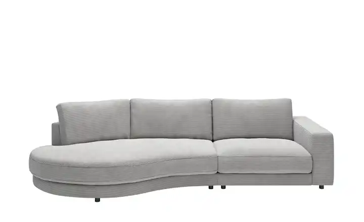 Jette Home Organisches Einzelsofa In Cord Sila Cordstoff links Grau
