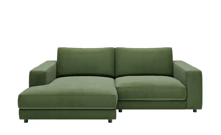 Jette Home Ecksofa in Feincord Sila Cordstoff fein Olivgrün links