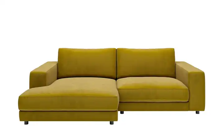 Jette Home Ecksofa in Feincord Sila Cordstoff fein Pistaziengrün links