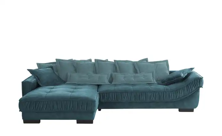 pop Ecksofa Zweifarbig Diwan III Petrol links