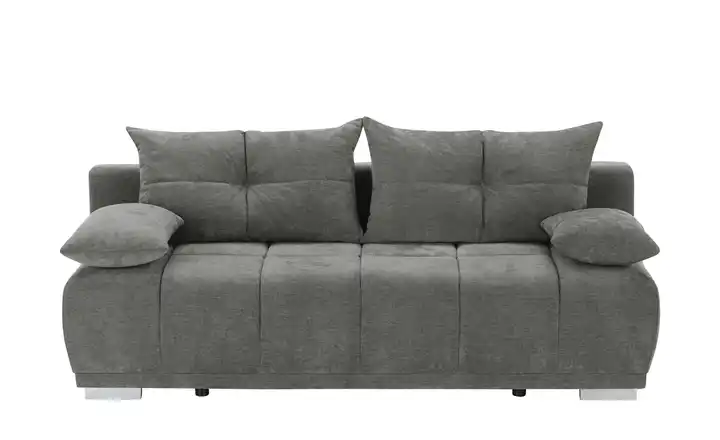 switch Schlafsofa mit Boxspringpolsterung Gala Grau Webstoff
