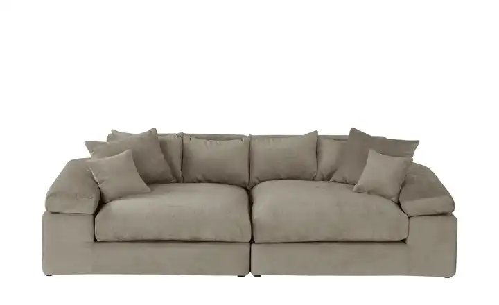 smart Big Sofa Lianea Schlamm Chenille