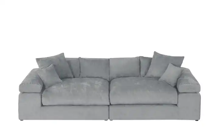 smart Big Sofa Lianea Grau Webstoff
