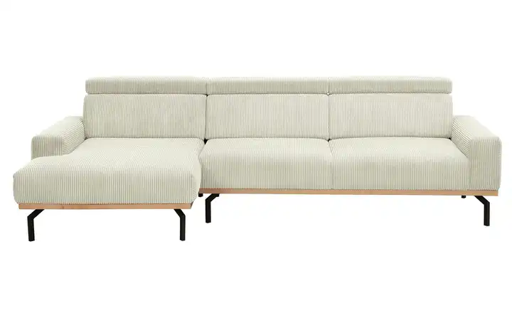 Max Winzer Ecksofa mit Holzsockel  Emmi 