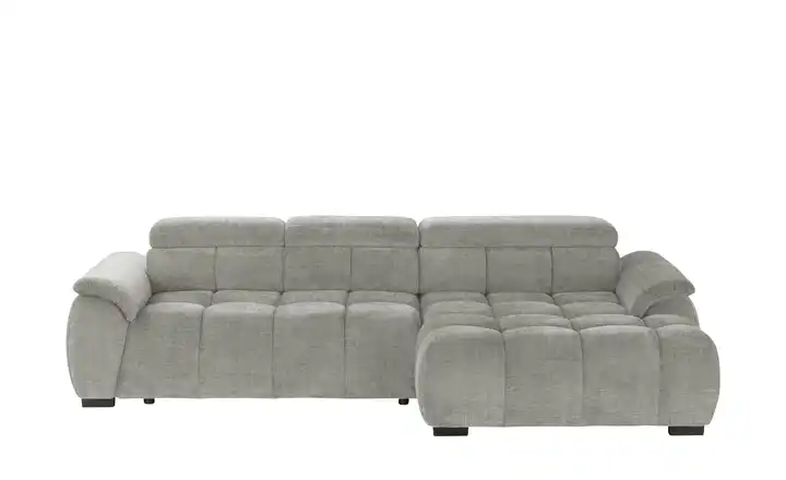 switch Ecksofa Alvin Silbergrau rechts