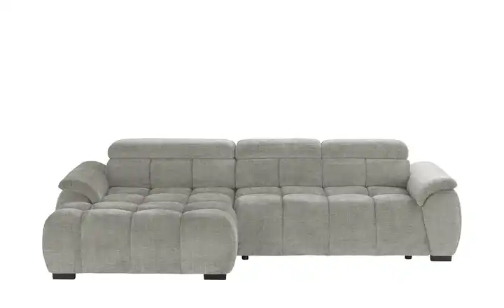 switch Ecksofa Alvin Silbergrau links