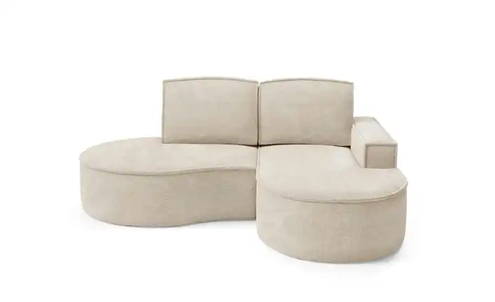 Ecksofa Flow rechts Beige