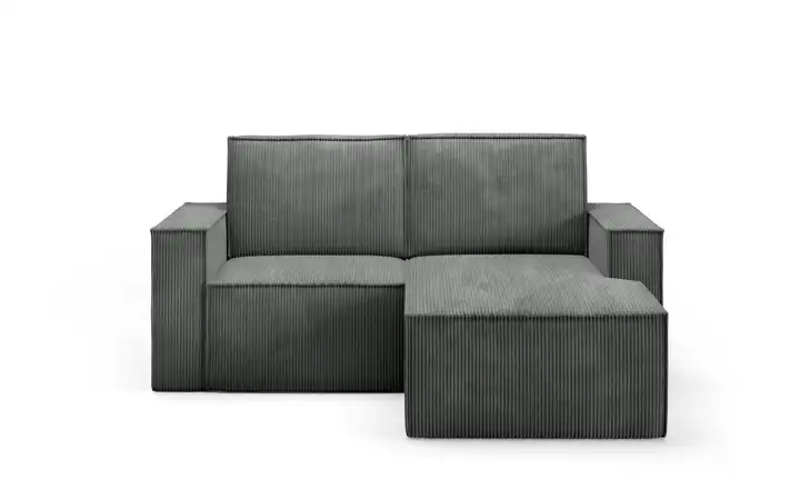 Ecksofa Orto Dunkelgrau rechts