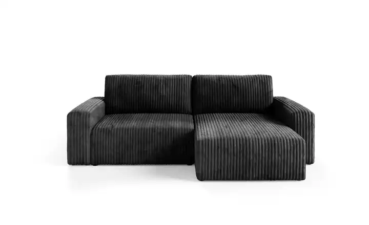 Ecksofa  mit Schlaffunktion Fano Schwarz