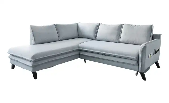 Miuform Ecksofa Charming Charlie Hellgrau links