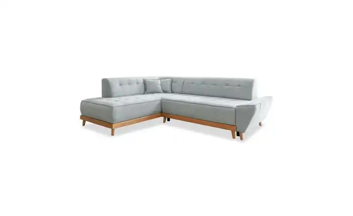 Miuform Ecksofa Dazzling Daisy Hellgrau links