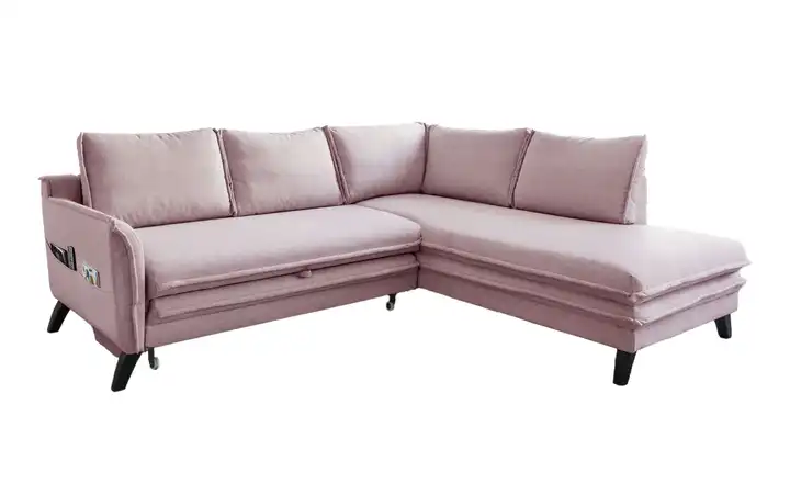Miuform Ecksofa Charming Charlie Altrosa rechts