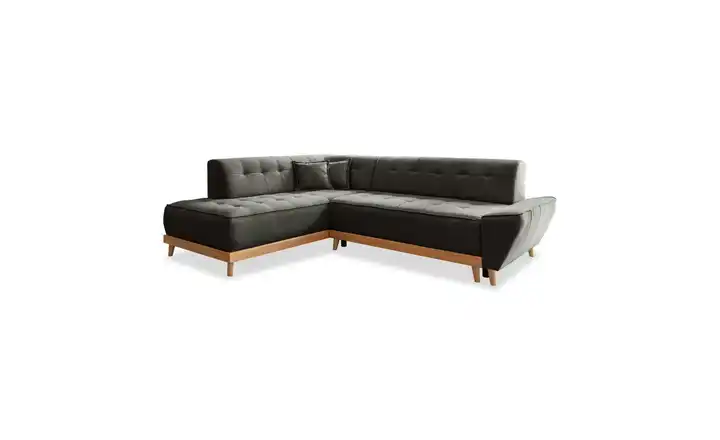 Miuform Ecksofa Dazzling Daisy Anthrazit links