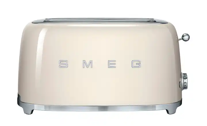 smeg 4-Scheiben-Toaster  TSF02CREU