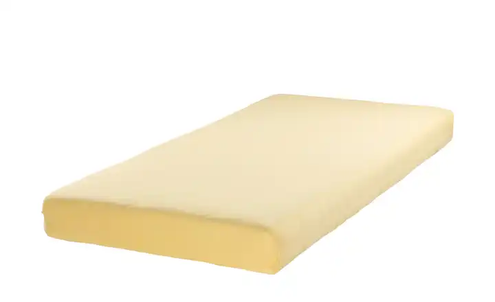 como Boxspring-Spannbettlaken Uni Jersey 3700 180x200 cm Gelb