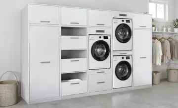  Hauswirtschaftsraumkombination 9-teilig  Wasch Raum