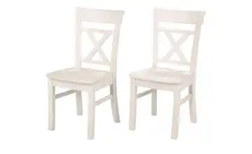 2er-Set Massivholz-Stühle Bornholm