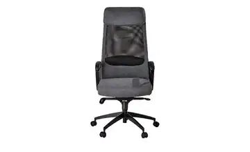 Chefsessel grau & schwarz Blies