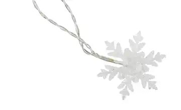LED Lichterkette Schneeflocken