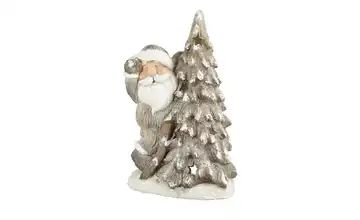Teelichthalter Weihnachtsmann mit Tannenbaum