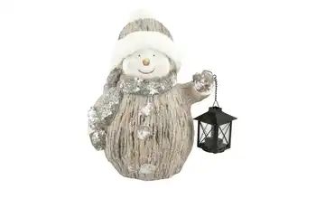 Dekofigur mit Teelichthalter Schneemann