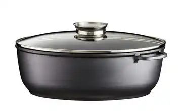 KHG Aromabräter Aluguss 38cm mit Glasdeckel
