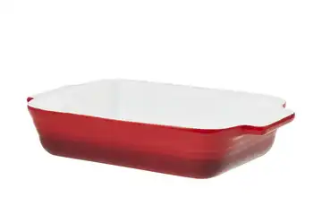 KHG Auflaufform 26,7 cm Rot, Weiß