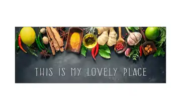  Glasbild 80x30 cm  This is my lovely Place II
