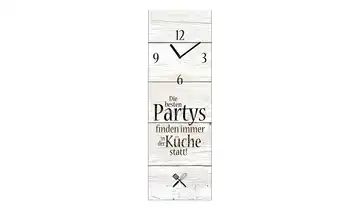 Glasuhr "Die besten Partys" Time-Art