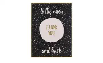Gerahmtes Bild I Love You
