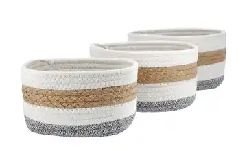  Aufbewahrungskörbe, 3er-Set  