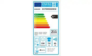 Samsung Wärmepumpentrockner DV70M5020KW