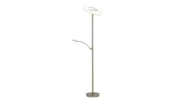 LED- Deckenfluter, 2-flammig, nickel matt
