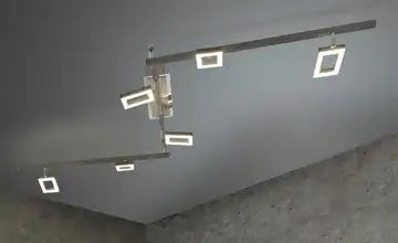 LED-Deckenstrahler mit 6 quadratischen Spots  Paul Neuhaus
