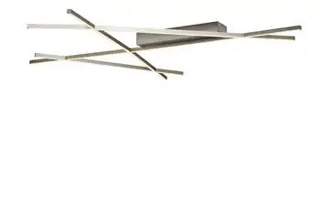 Paul Neuhaus LED- Deckenleuchte nickel matt im Stabdesign