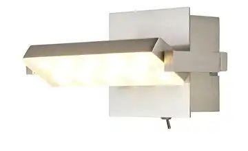 LED-Wandleuchte, 1-flammig, Nickel matt