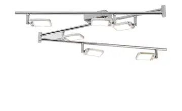 Paul Neuhaus LED- Deckenstrahler, 6-flammig, chrom, Kopf eckig