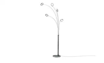 KHG LED-Bogenleuchte, 5-flammig mit Acrylringen