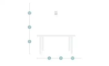ML LED-Wandleuchte, 1-flammig, Weiß