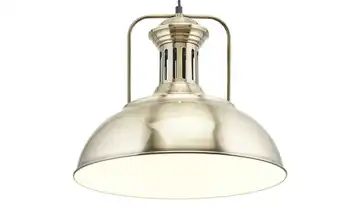 HOME STORY Pendelleuchte, 1-flammig, Altmessing