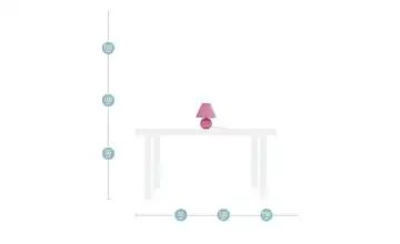 KHG Keramik-Tischleuchte, pink