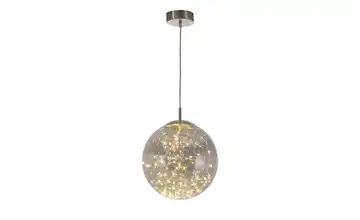 LED-Glaspendelleuchte mit Lichterkette