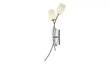 Paul Neuhaus LED-Wandleuchte, Nickel matt, 2-flammig